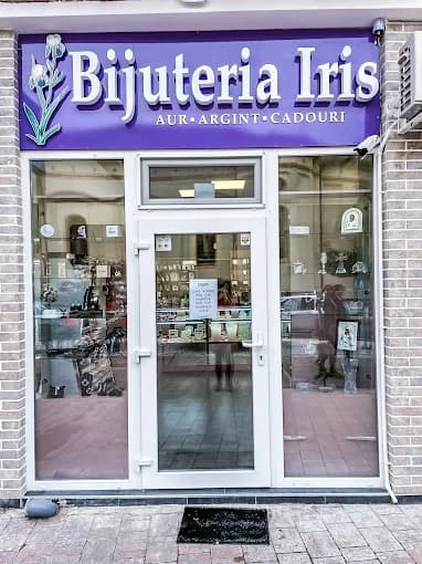 Fațada magazinului Bijuteria Iris din Ineu, județul Arad