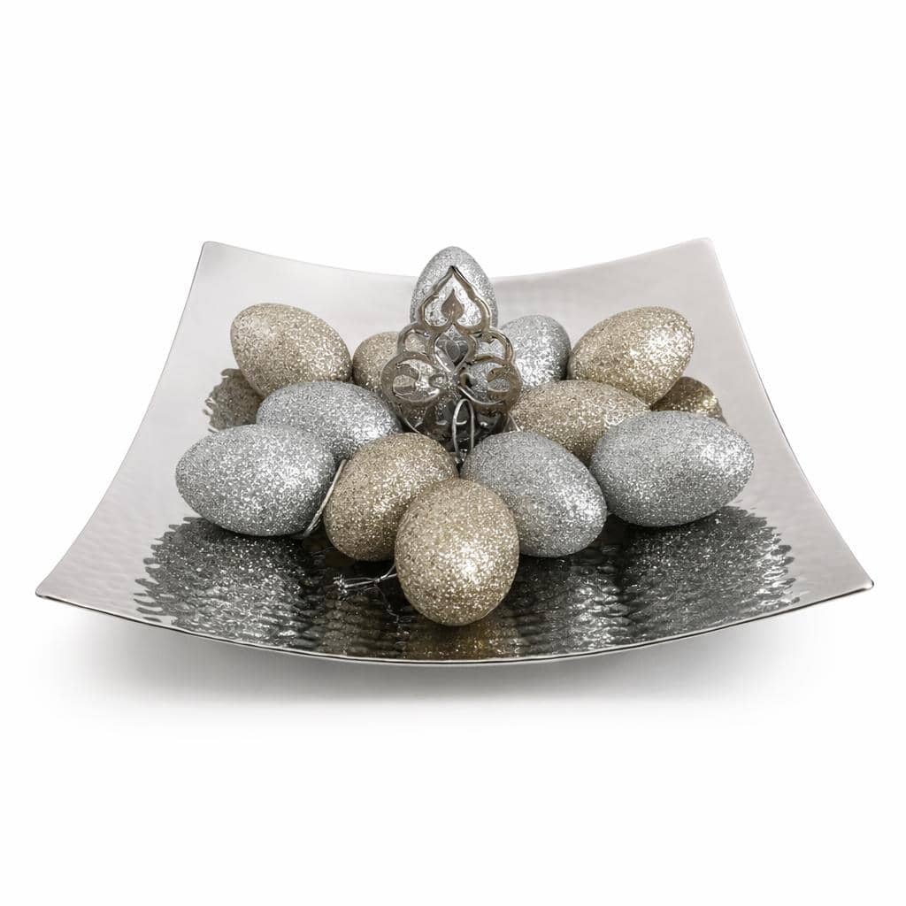 Platou argintat 925 cu decor