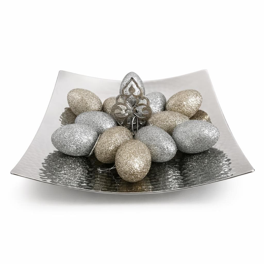 Platou argintat 925 cu decor