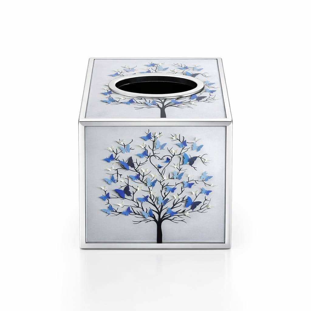 Suport servetele argintat 925 cu design copacel
