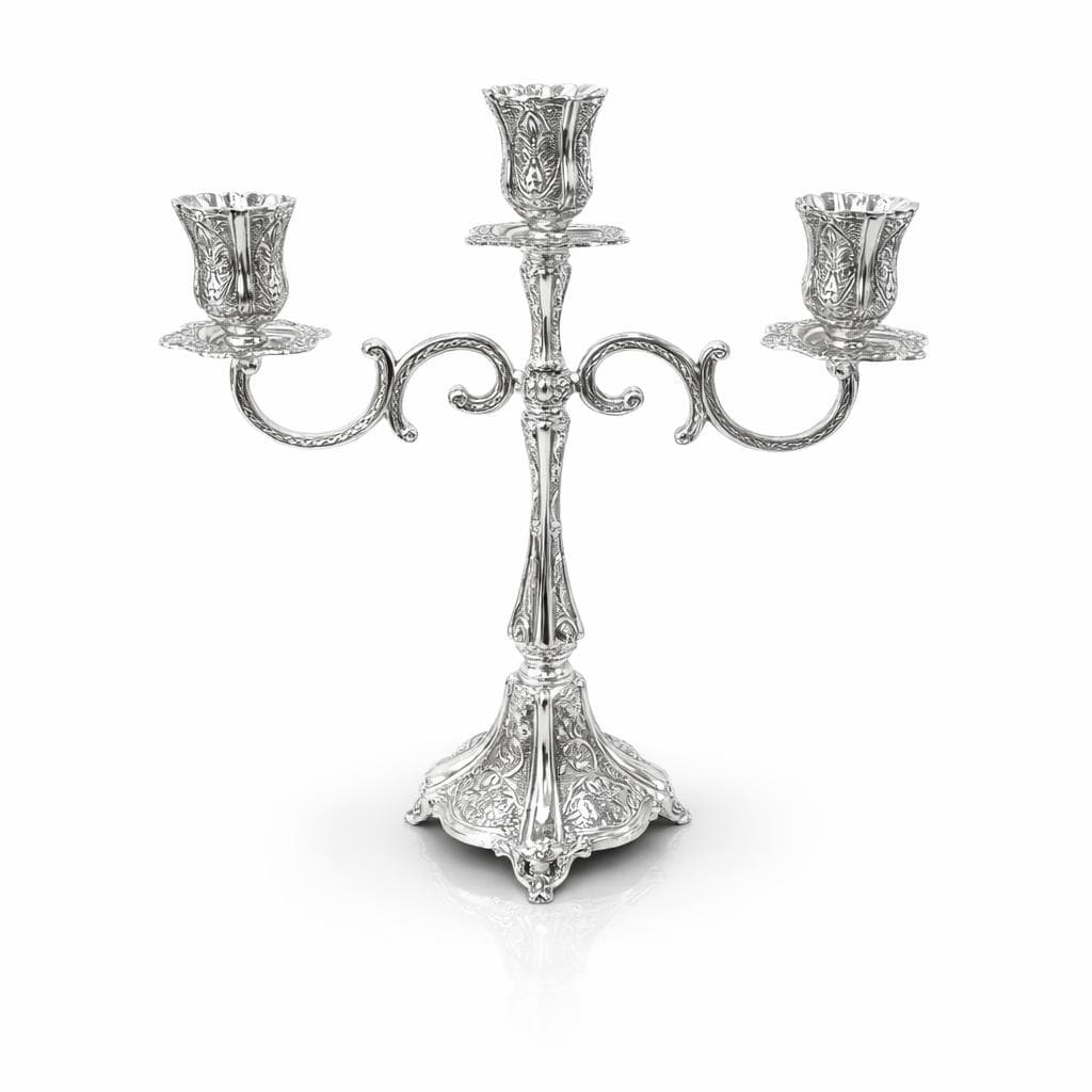 Candelabru argintat 925