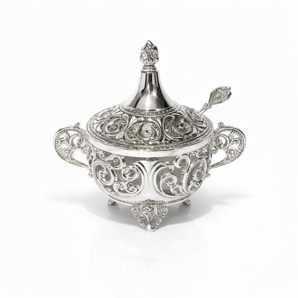 Zahărniță din argint 925 cu design ornamental