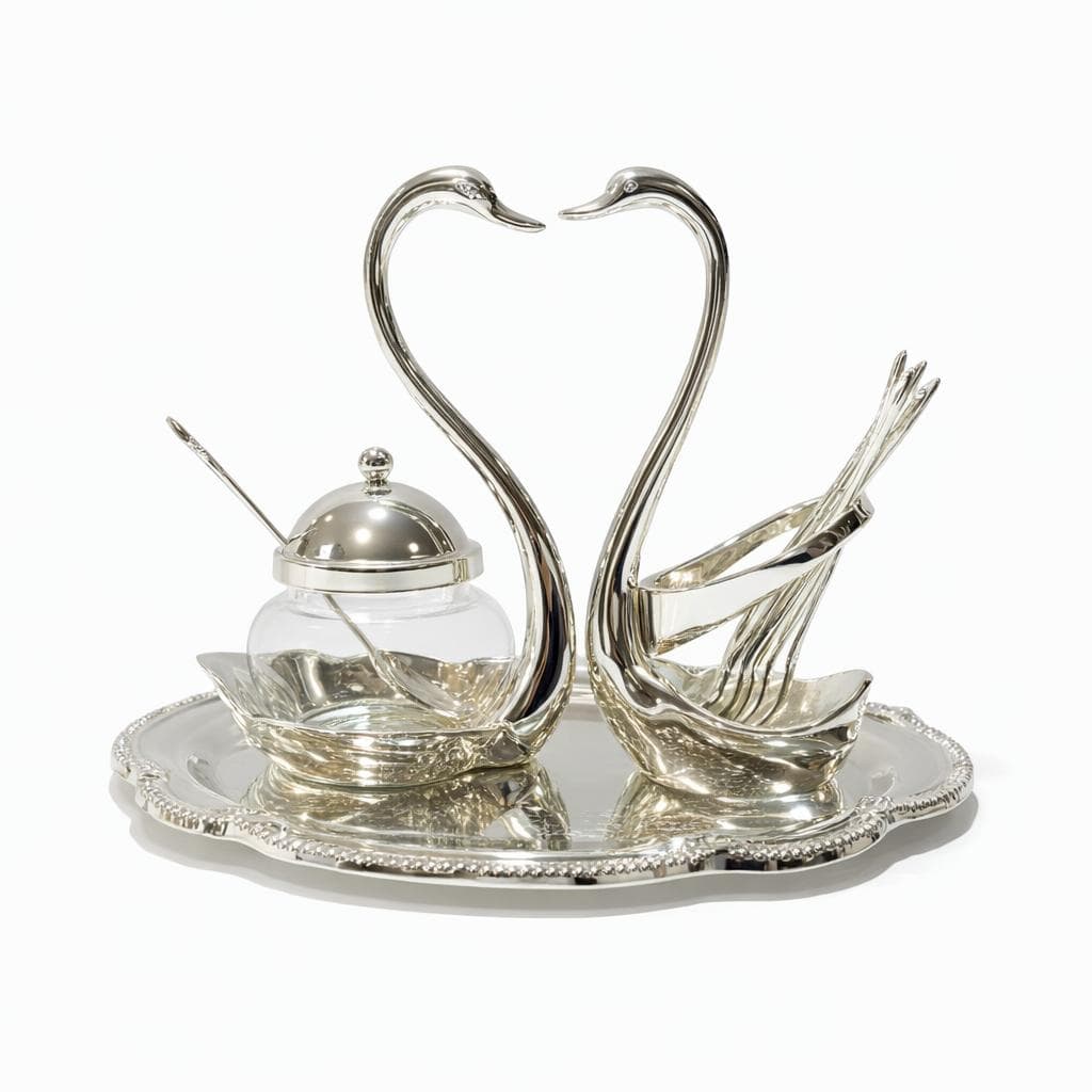Set ceai argintat 925