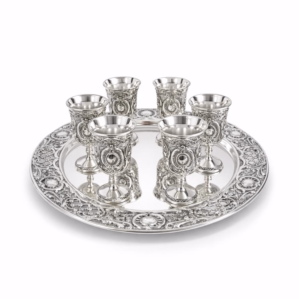 Set ceai argintat 925