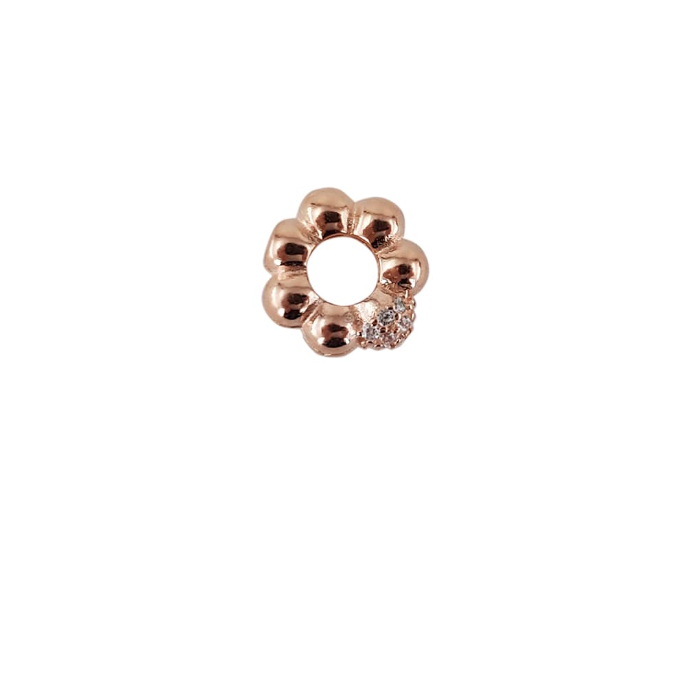 Talisman argint rose flower