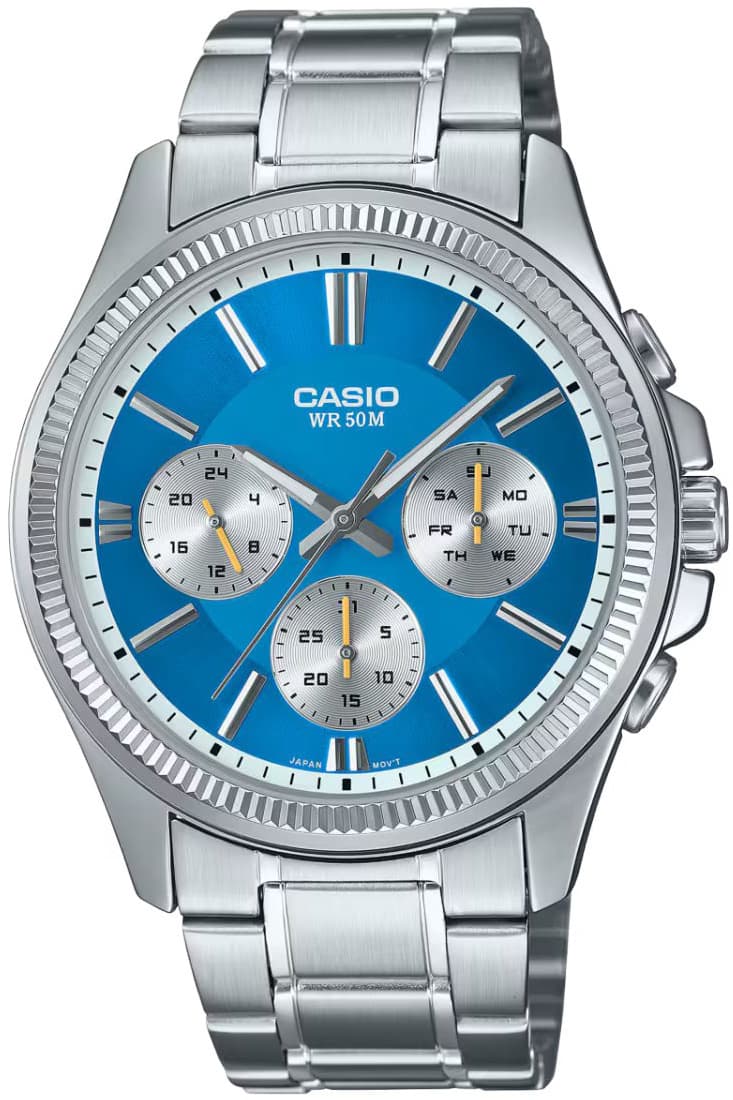 Мъжки аналогов часовник Casio Multi-Dial - Casio Collection - MTP-1375D-2A2VDF