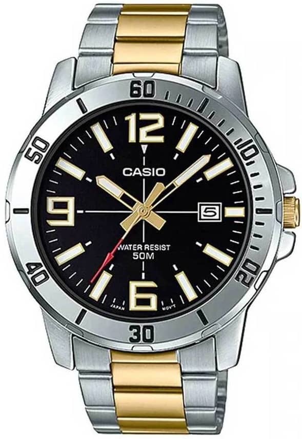 Мъжки аналогов часовник Casio - Casio Collection - MTP-VD01SG-1BVUDF