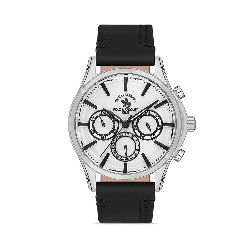 Santa Barbara Polo Noble - Ceas Barbatesc Quartz Negru SB.1.10454.1