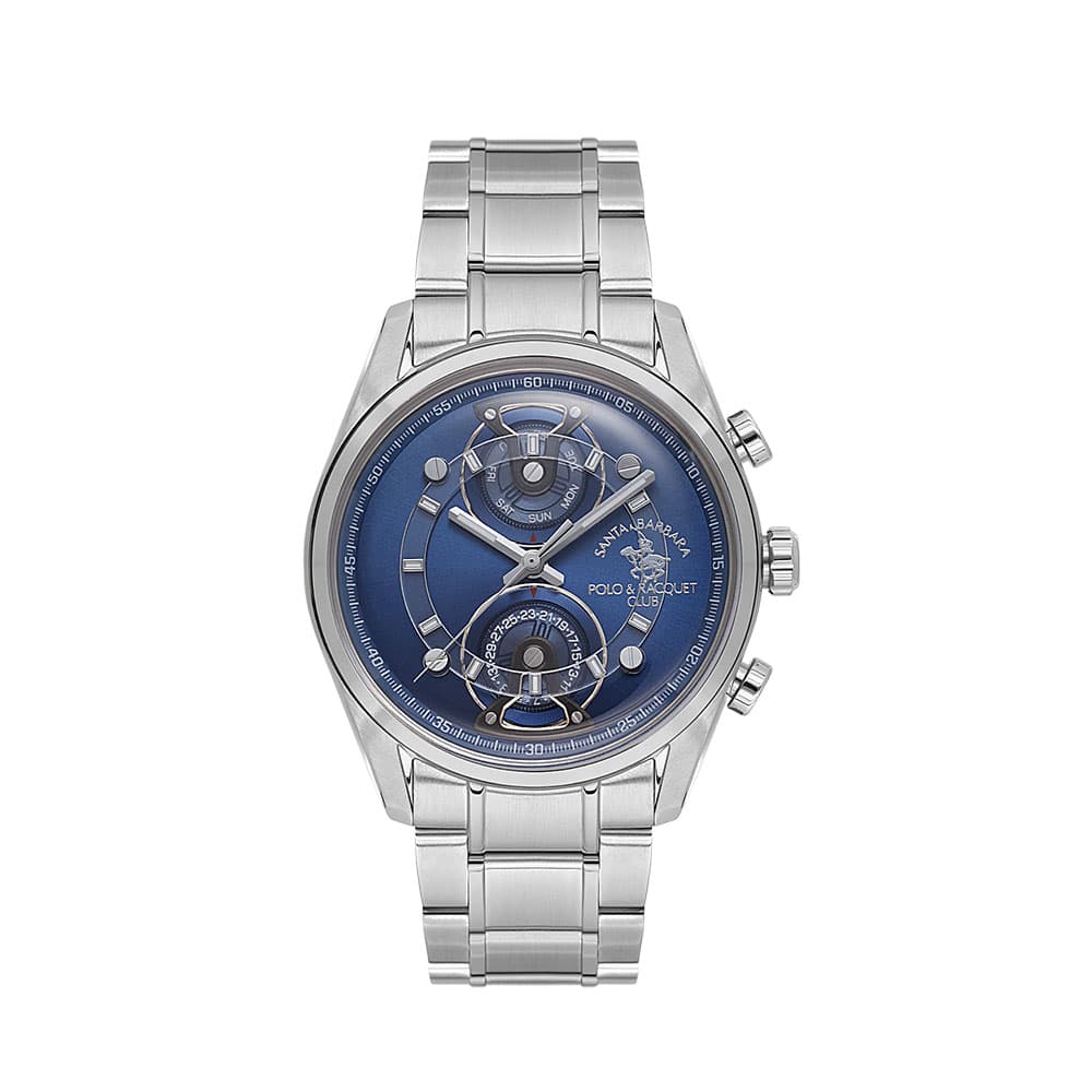 Santa Barbara Polo Legend - Ceas Barbatesc Quartz Argintiu SB.1.10666-2