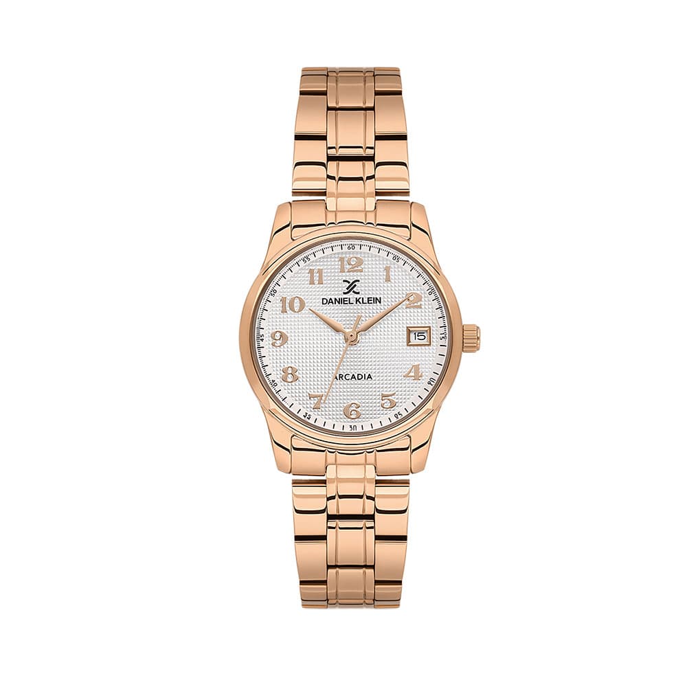 Daniel Klein Arcadia - Ceas Dama Quartz Auriu Rose DK.6.14049.4
