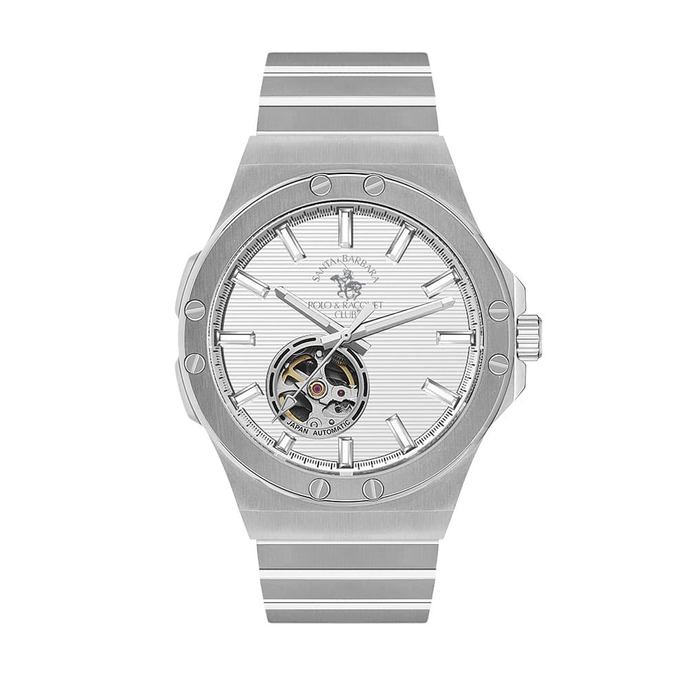 Santa Barbara Polo Luxury - Ceas Barbatesc Automatic Argintiu SB.1.10501.1