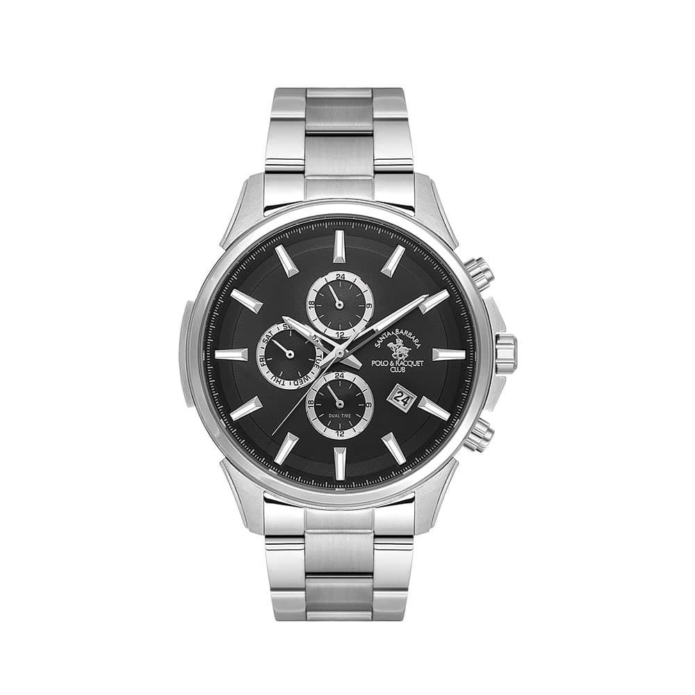Santa Barbara Polo Legend - Ceas Barbatesc Quartz Argintiu SB.1.10392.2