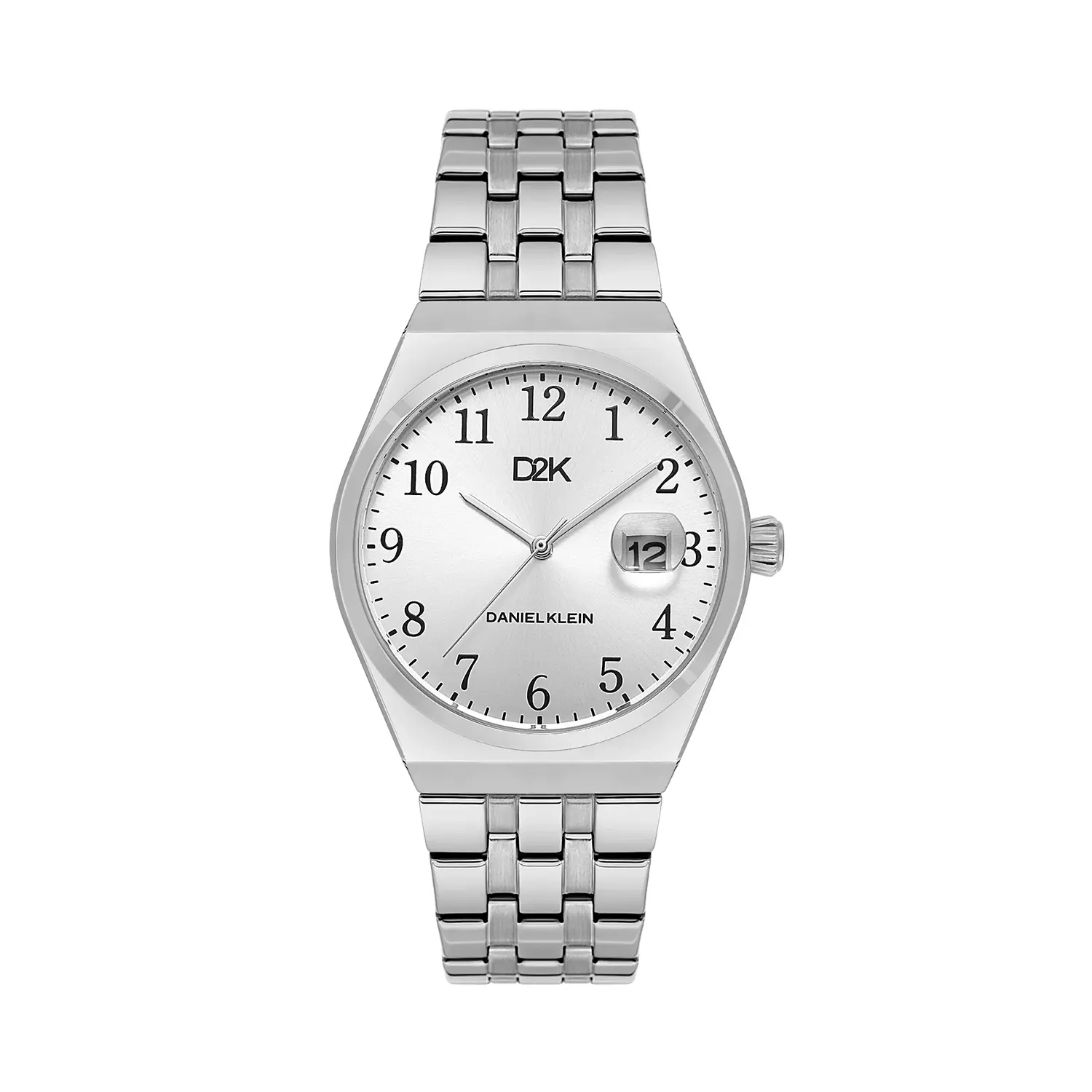 Daniel Klein D2K DK.1.14471-7 - Ceas barbatesc quartz argintiu