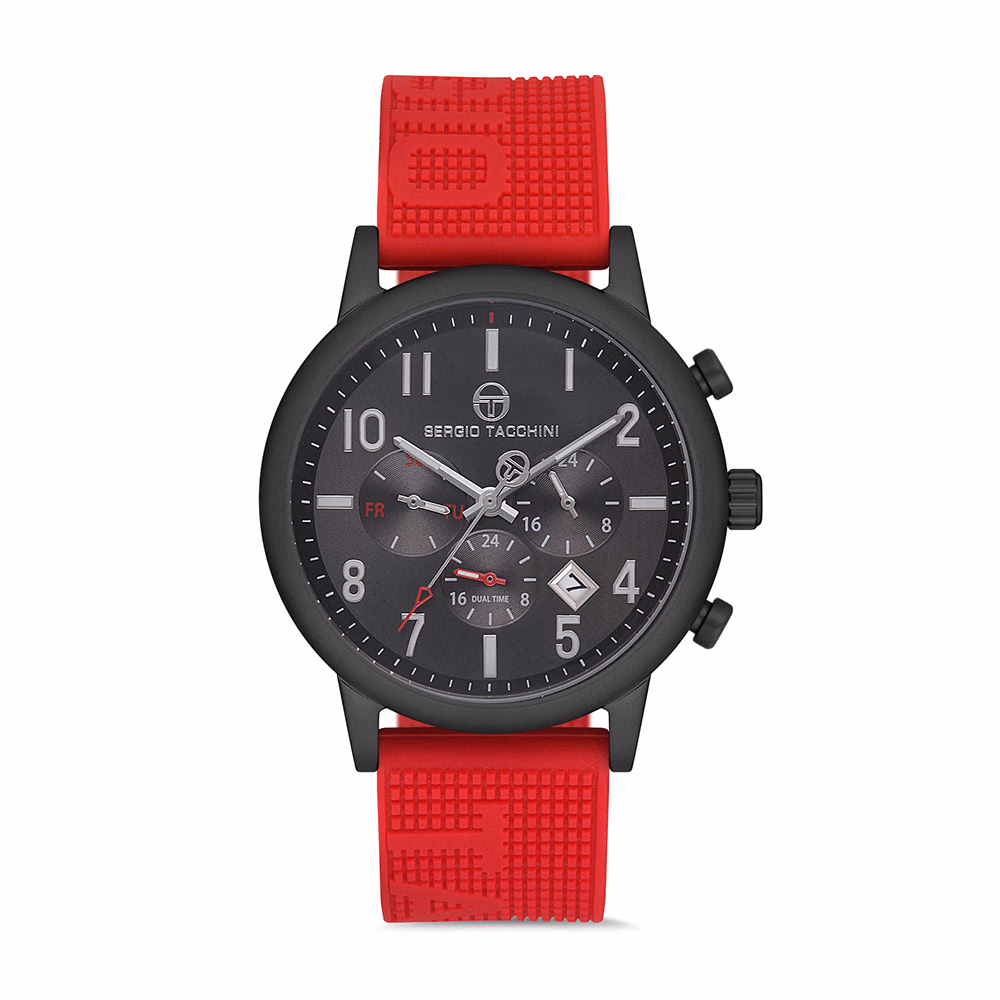 Sergio Tacchini Streamline - Ceas Barbatesc Quartz Rosu ST.1.10105.1