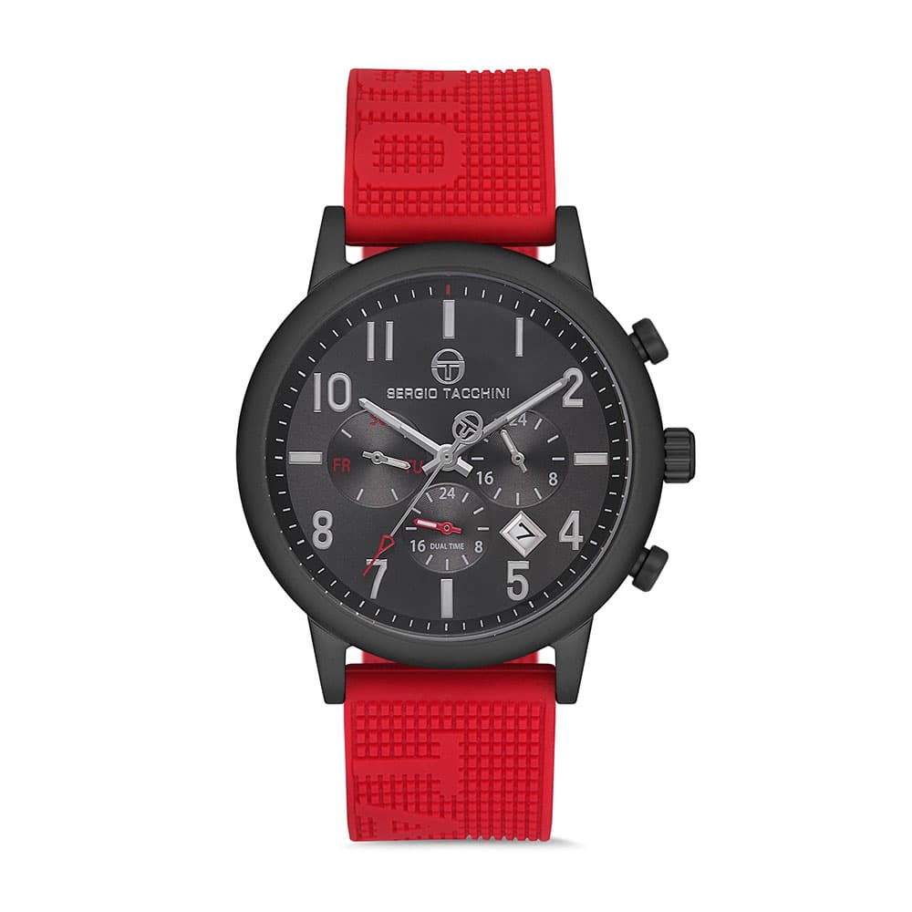 Sergio Tacchini Streamline - Ceas Barbatesc Quartz Rosu ST.1.10105.1