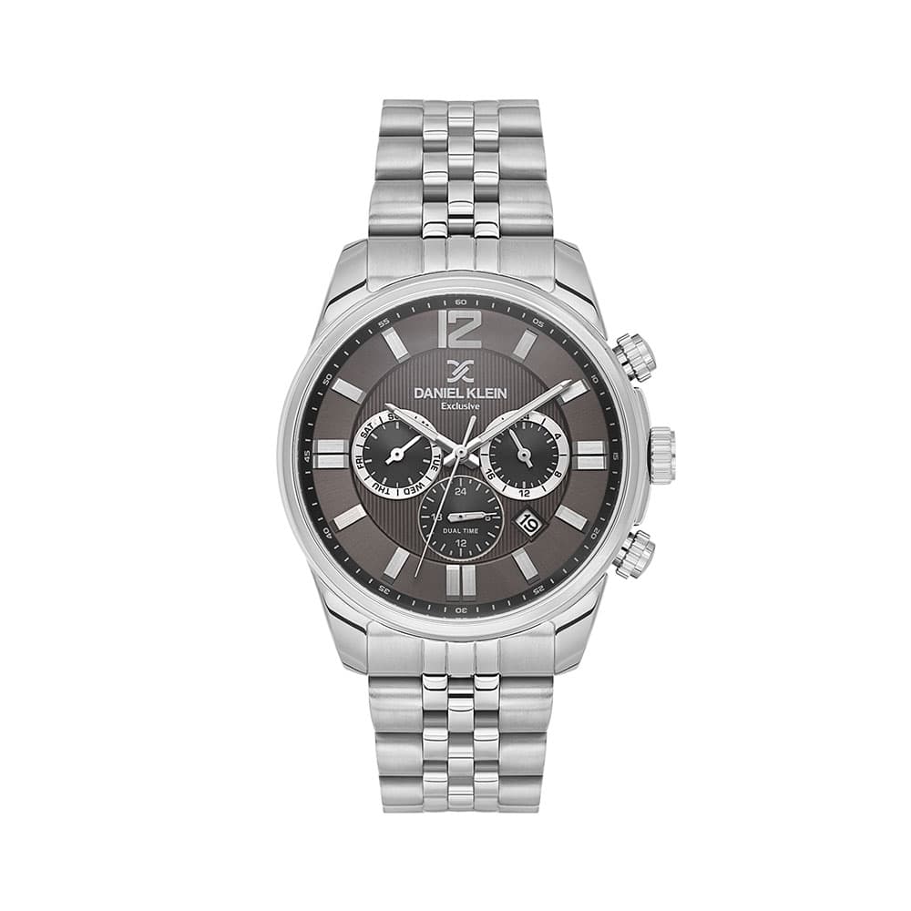 Daniel Klein Exclusive - Ceas Barbatesc Quartz Argintiu DK.6.14232.4