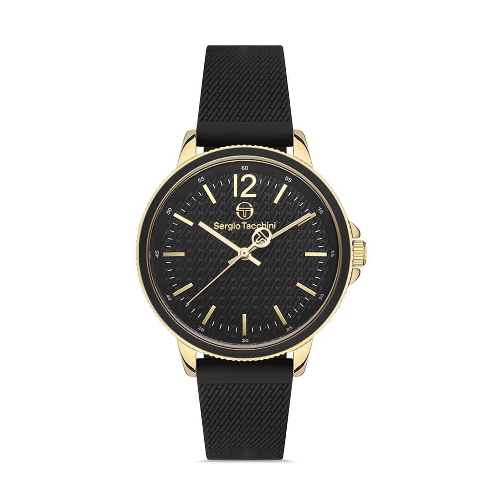 Sergio Tacchini Streamline - Ceas Dama Quartz Negru ST.1.10354.4