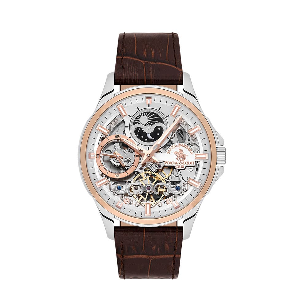 Santa Barbara Polo Luxury - Ceas Barbatesc Automatic Cafeniu SB.1.10532.4