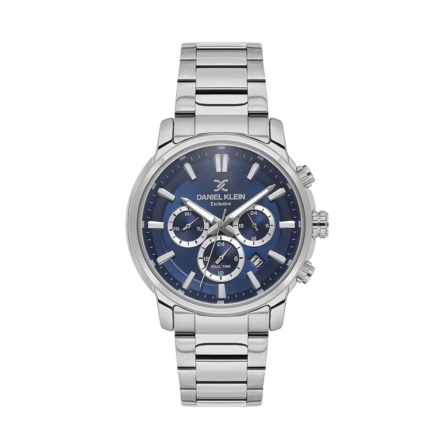 Daniel Klein Exclusive - Ceas Barbatesc Quartz Argintiu DK.6.14442-3