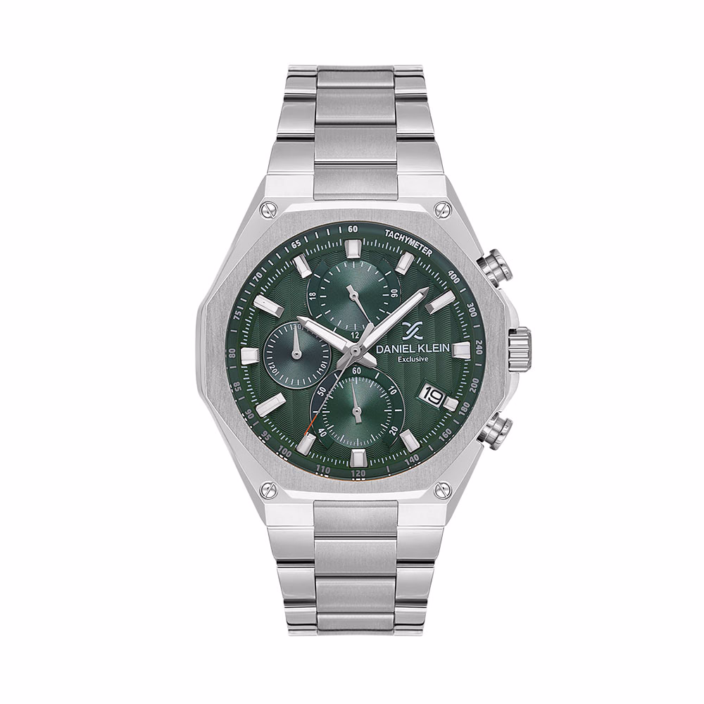 Daniel Klein Exclusive - Ceas Barbatesc Quartz Argintiu DK.1.14257-3