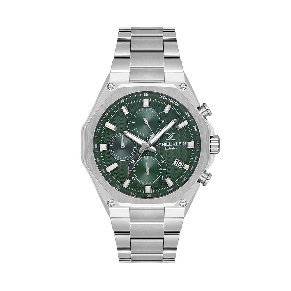 Daniel Klein Exclusive - Ceas Barbatesc Quartz Argintiu DK.1.14257-3