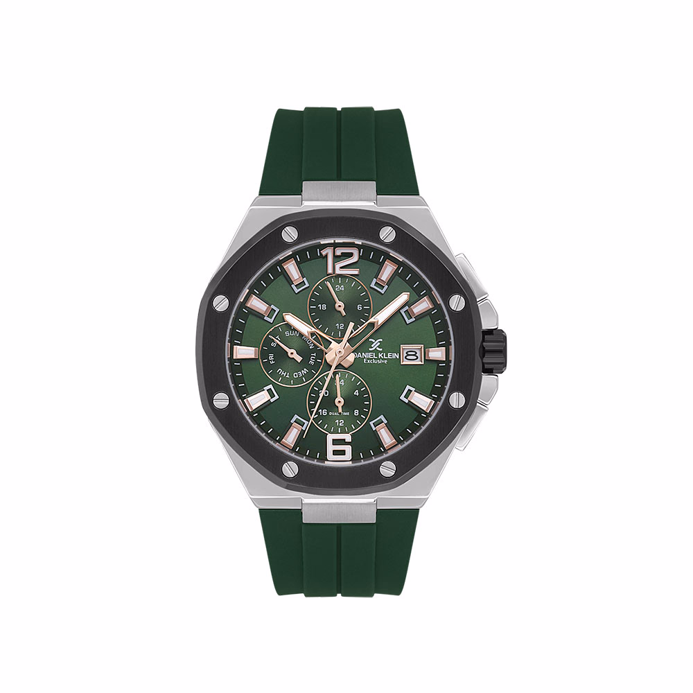 Daniel Klein Exclusive - Ceas Barbatesc Quartz Verde DK.1.14092.2
