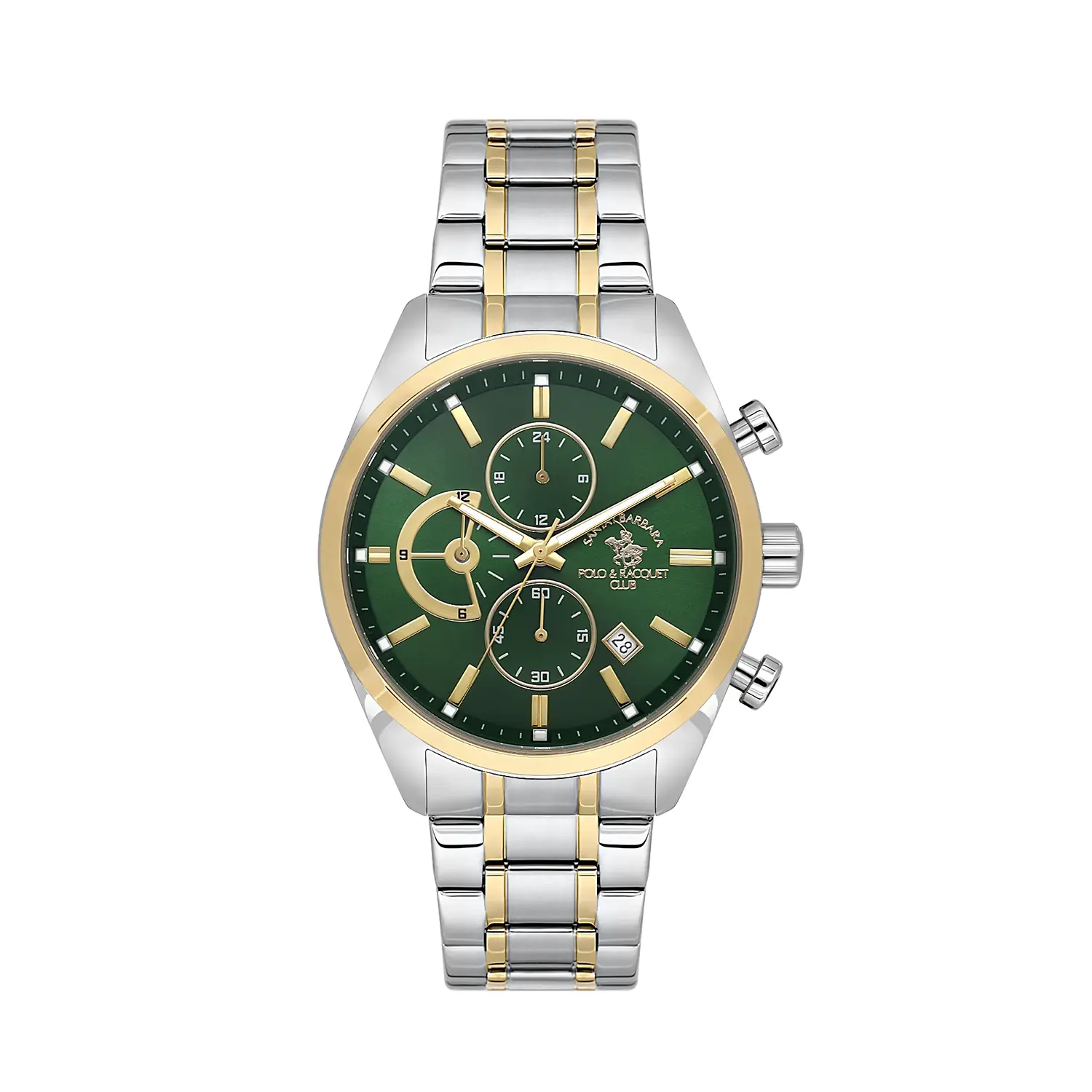 Santa Barbara Polo Legend - Ceas Barbatesc Quartz Auriu SB.4.10051-6