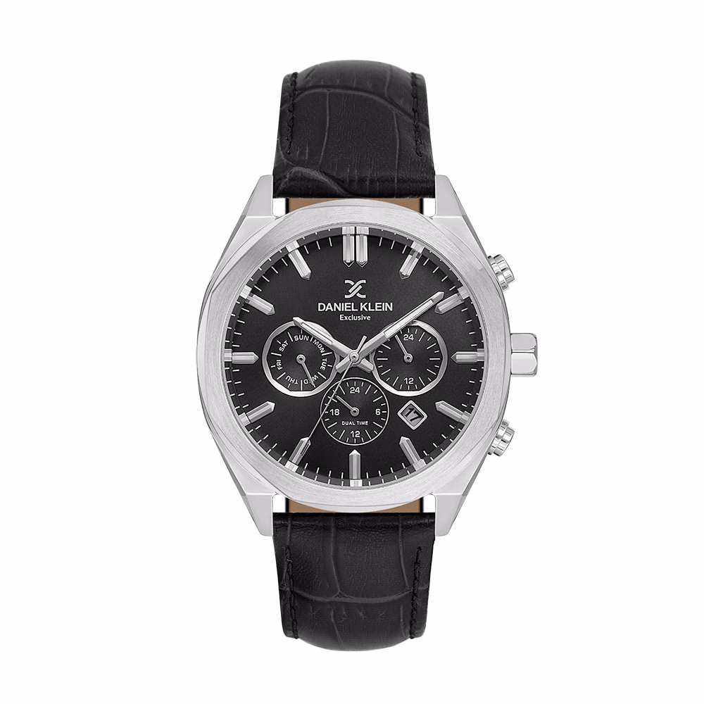 Daniel Klein Exclusive - Ceas Barbatesc Quartz Negru DK.1.14065.2