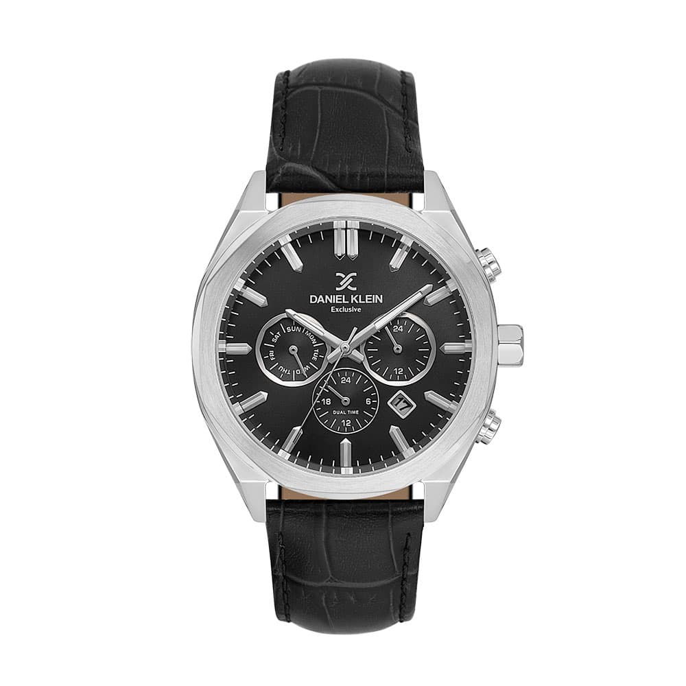 Daniel Klein Exclusive - Ceas Barbatesc Quartz Negru DK.1.14065.2
