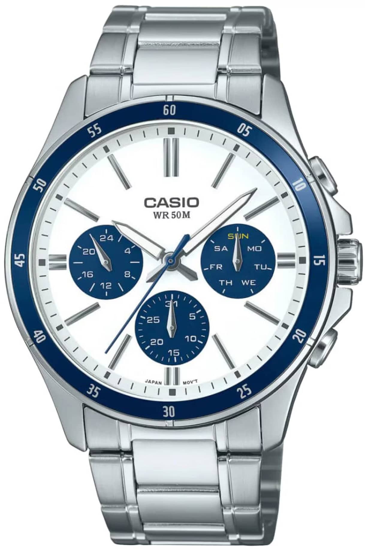 Мъжки аналогов часовник Casio Multi-Dial - Casio Collection - MTP-1374D-7A2VDF