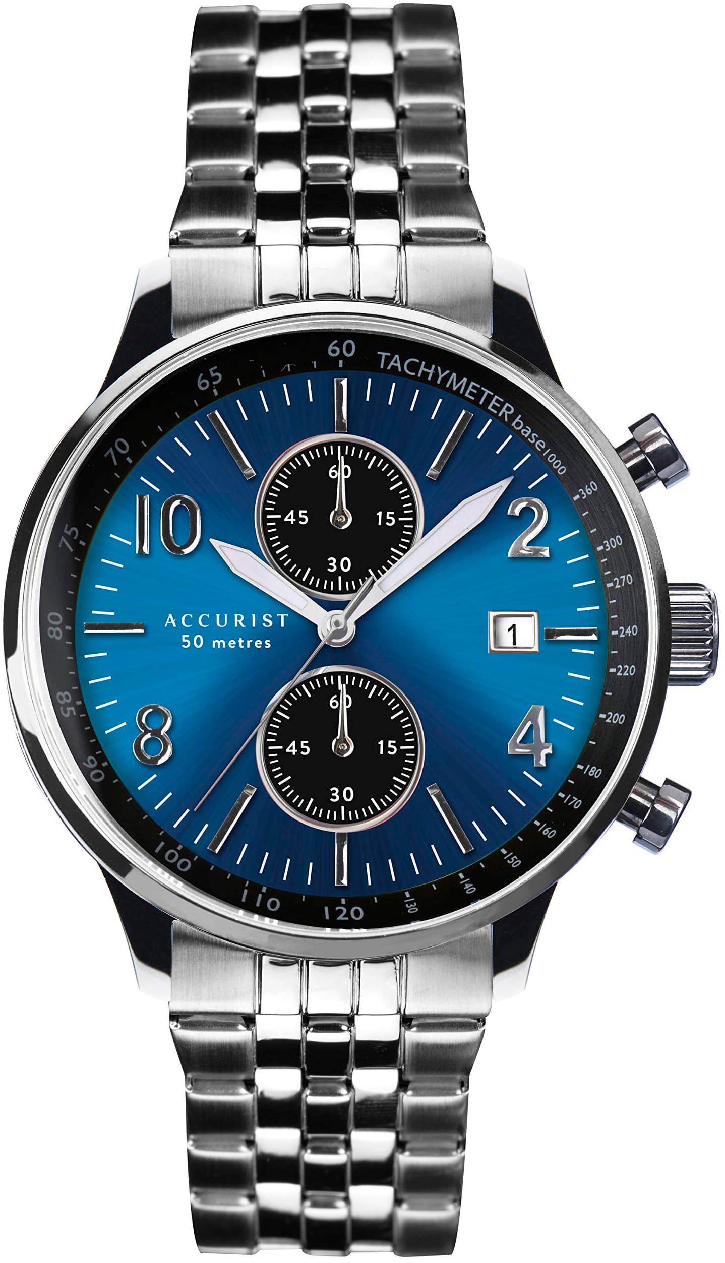 Мъжки аналогов часовник Accurist Chronograph - A-7385