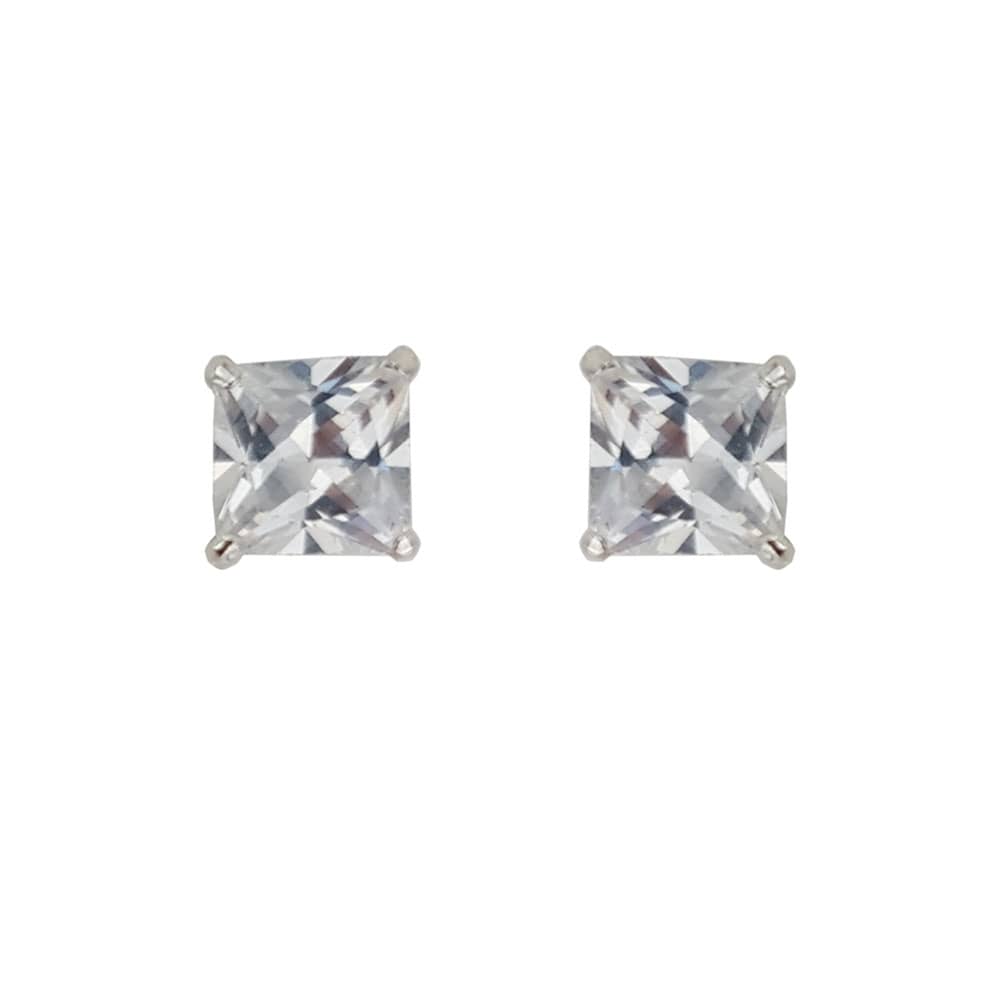 Cercei argint zirconiu patrat Cube