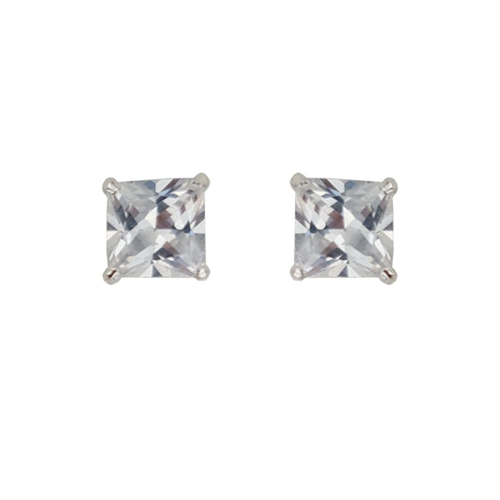 Cercei argint zirconiu patrat Cube