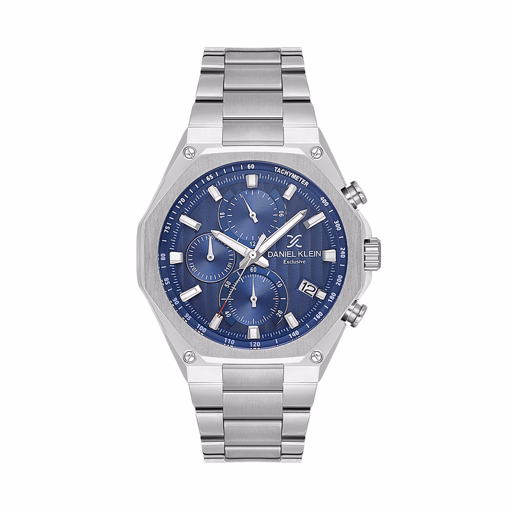 Daniel Klein Exclusive - Ceas Barbatesc Quartz Argintiu DK.1.14257-2