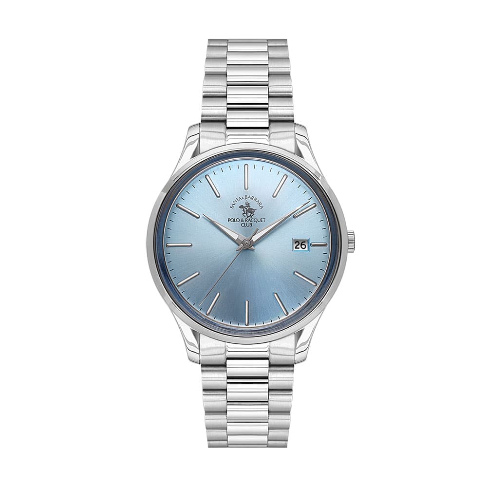 Santa Barbara Polo Noble - Ceas Barbatesc Quartz Argintiu SB.8.10010-6