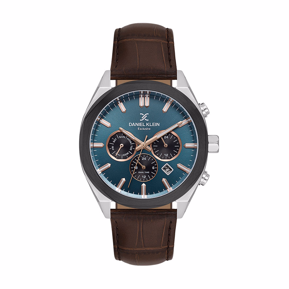 Daniel Klein Exclusive - Ceas Barbatesc Quartz Cafeniu DK.1.14065.4