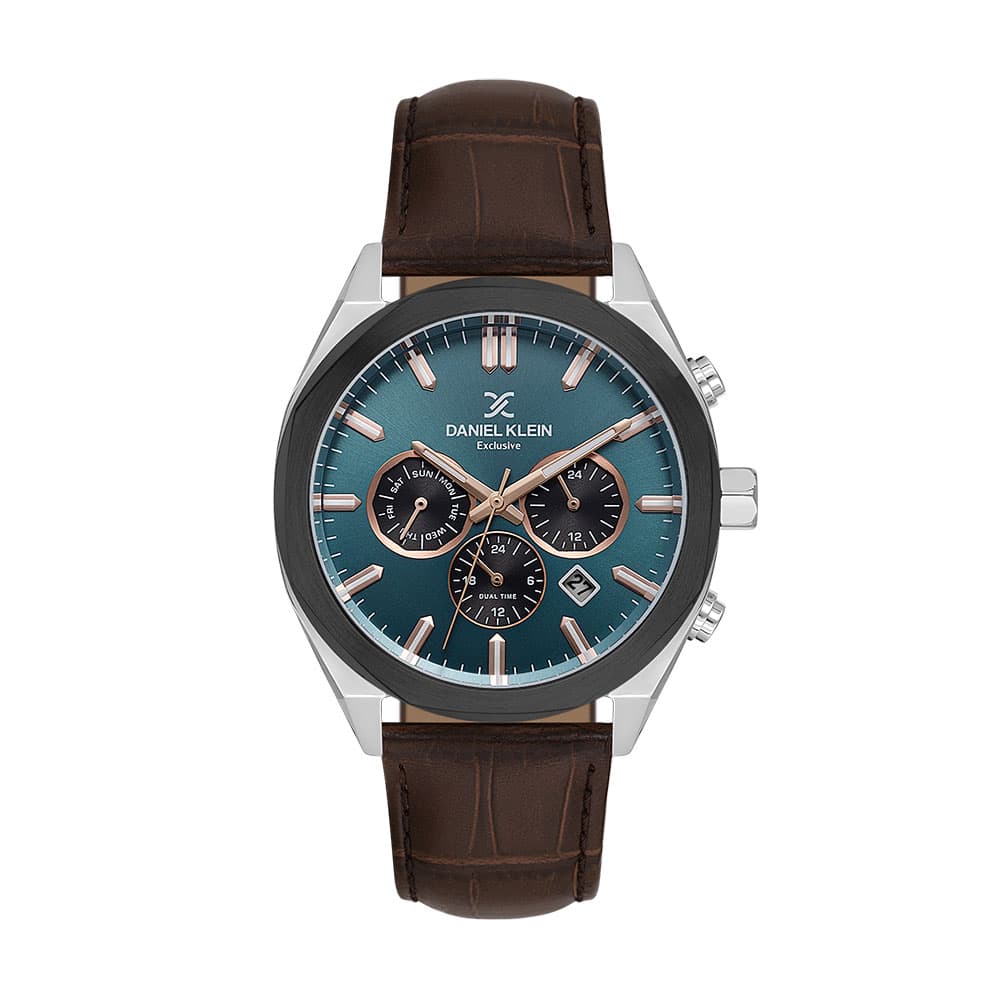 Daniel Klein Exclusive - Ceas Barbatesc Quartz Cafeniu DK.1.14065.4