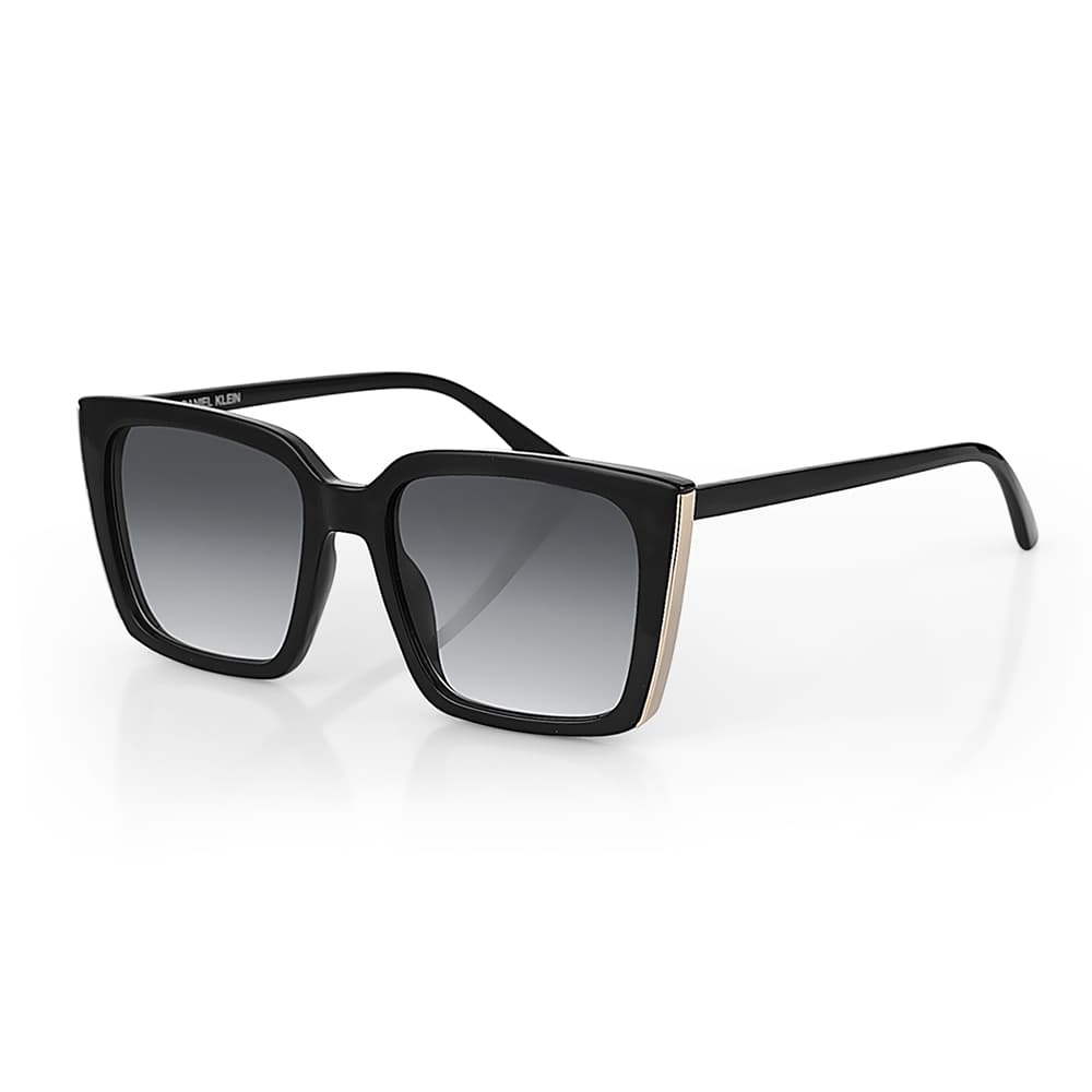 Ochelari de soare Daniel Klein negrii pentru Dama UV400 DK4312-1