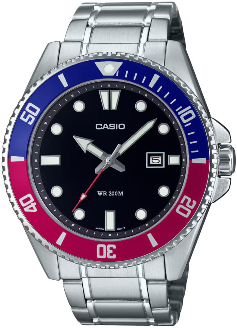 Мъжки аналогов часовник Casio Diving - MDV-107D-1A3VDF