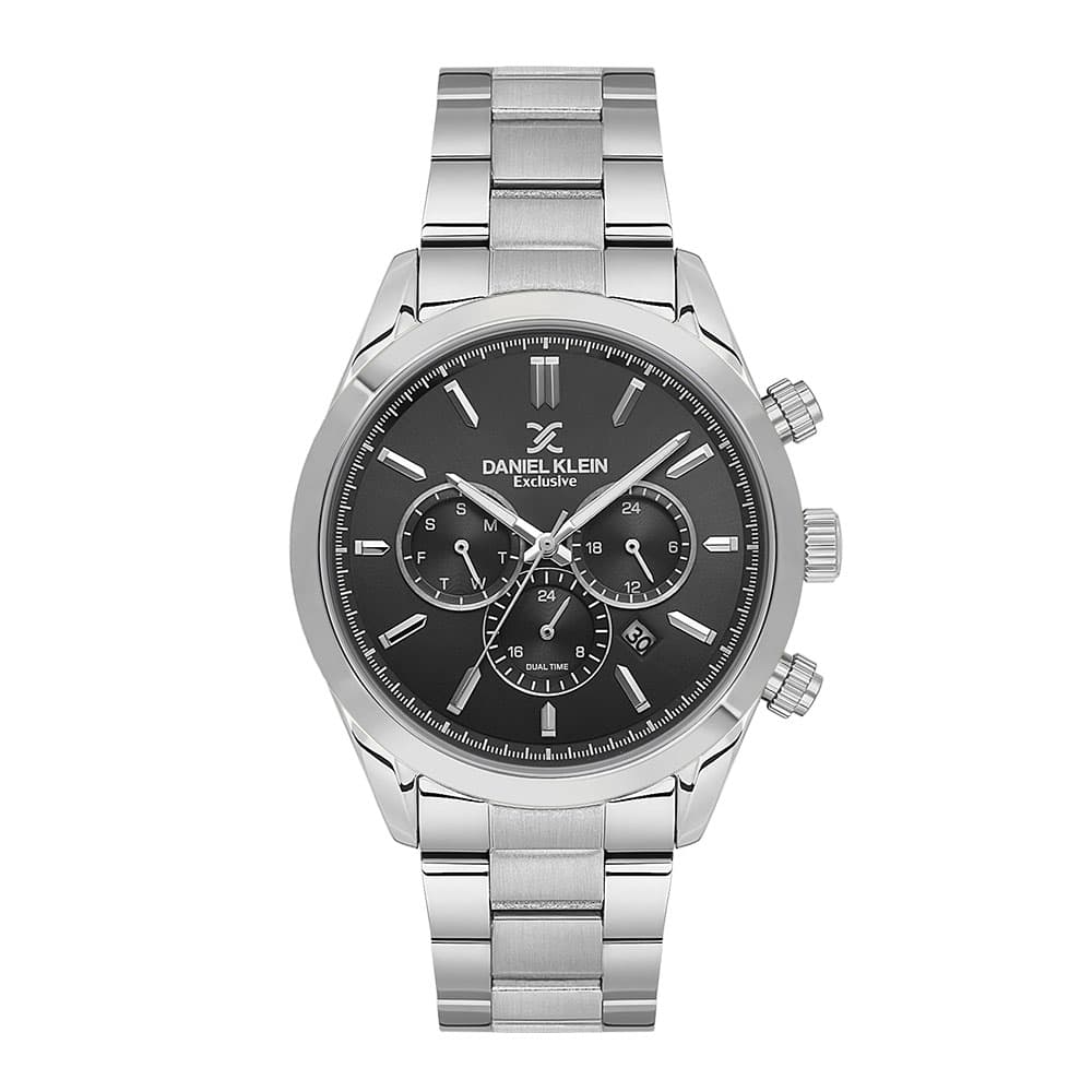 Daniel Klein Exclusive - Ceas Barbatesc Quartz Argintiu DK.6.14259-2