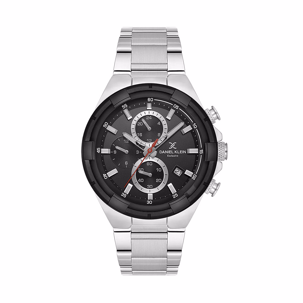 Daniel Klein Exclusive - Ceas Barbatesc Quartz Argintiu DK.1.13804.1