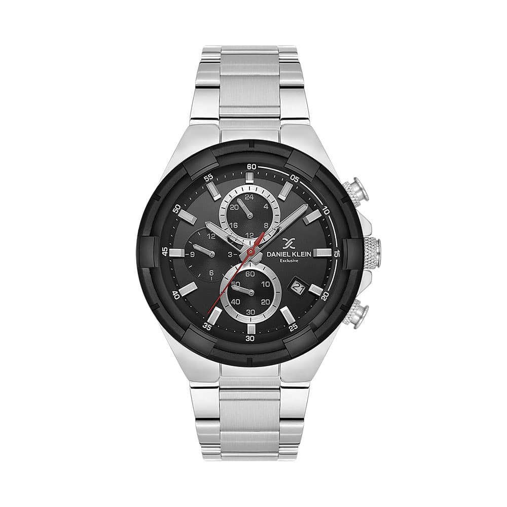 Daniel Klein Exclusive - Ceas Barbatesc Quartz Argintiu DK.1.13804.1