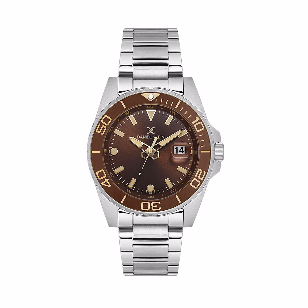 Daniel Klein Premium - Ceas Barbatesc Quartz Argintiu DK.1.13990.3