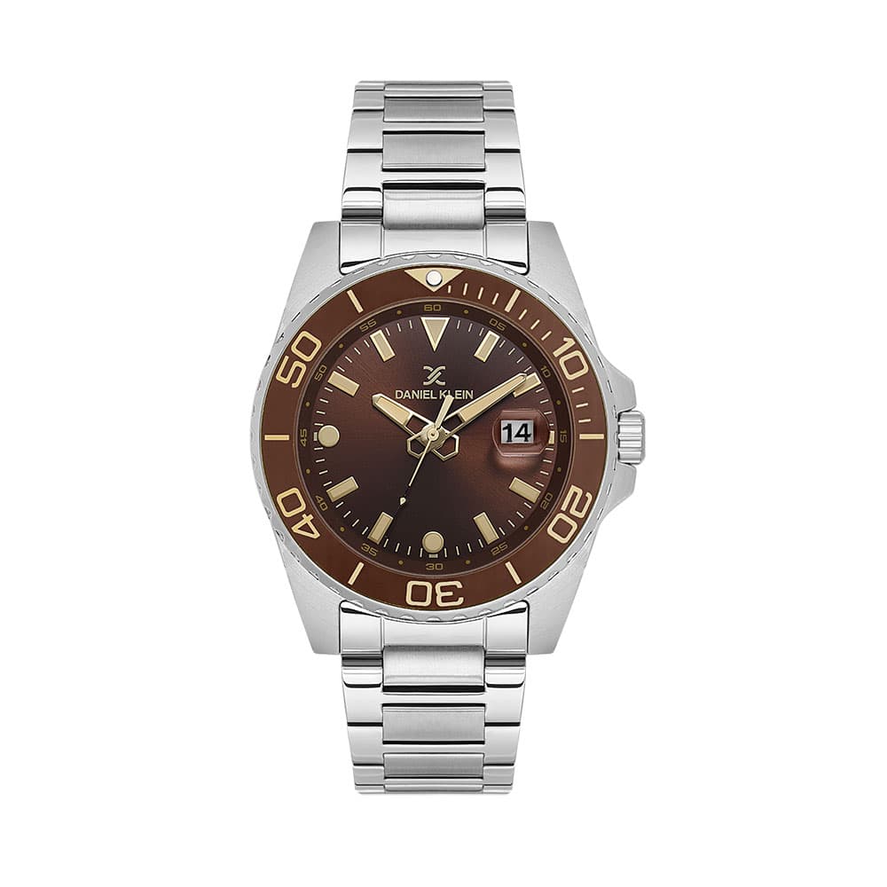 Daniel Klein Premium - Ceas Barbatesc Quartz Argintiu DK.1.13990.3