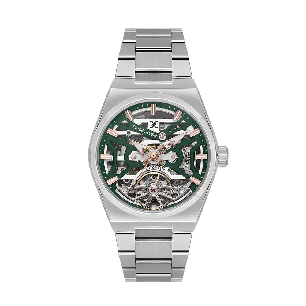 Daniel Klein Skeleton - Ceas Barbatesc Automatic Argintiu DK.1.13857.3