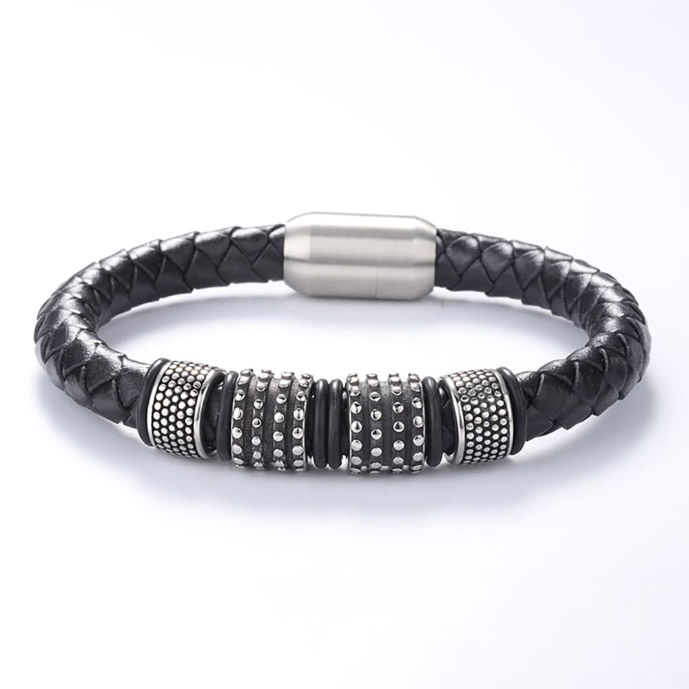 Bratara Neagra Thia Jewelry S. Steel Barbati