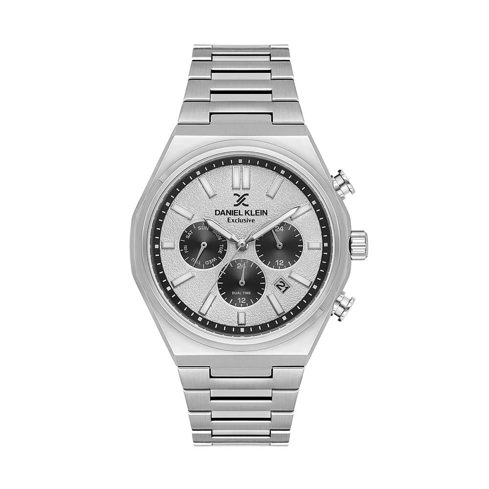 Daniel Klein Exclusive - Ceas Barbatesc Quartz Argintiu DK.1.14236-1
