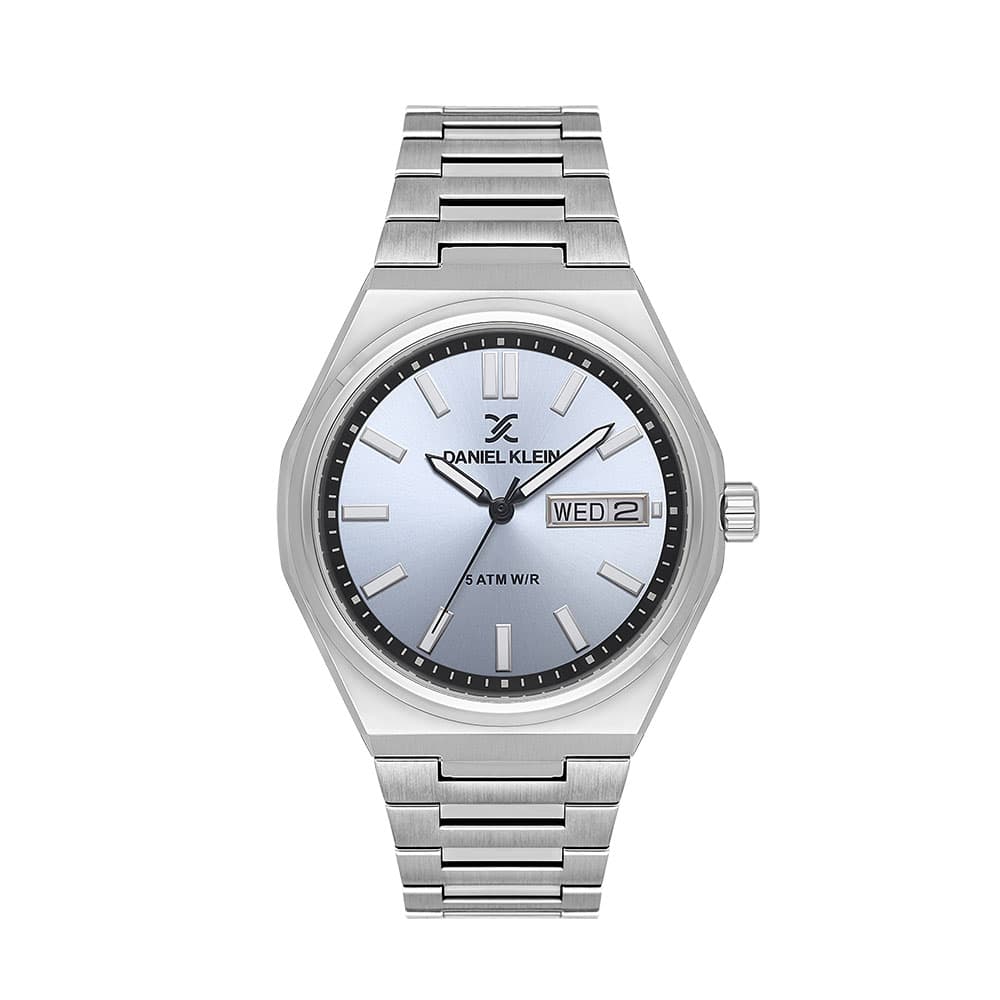 Daniel Klein Premium - Ceas Barbatesc Quartz Argintiu DK.1.14150.6
