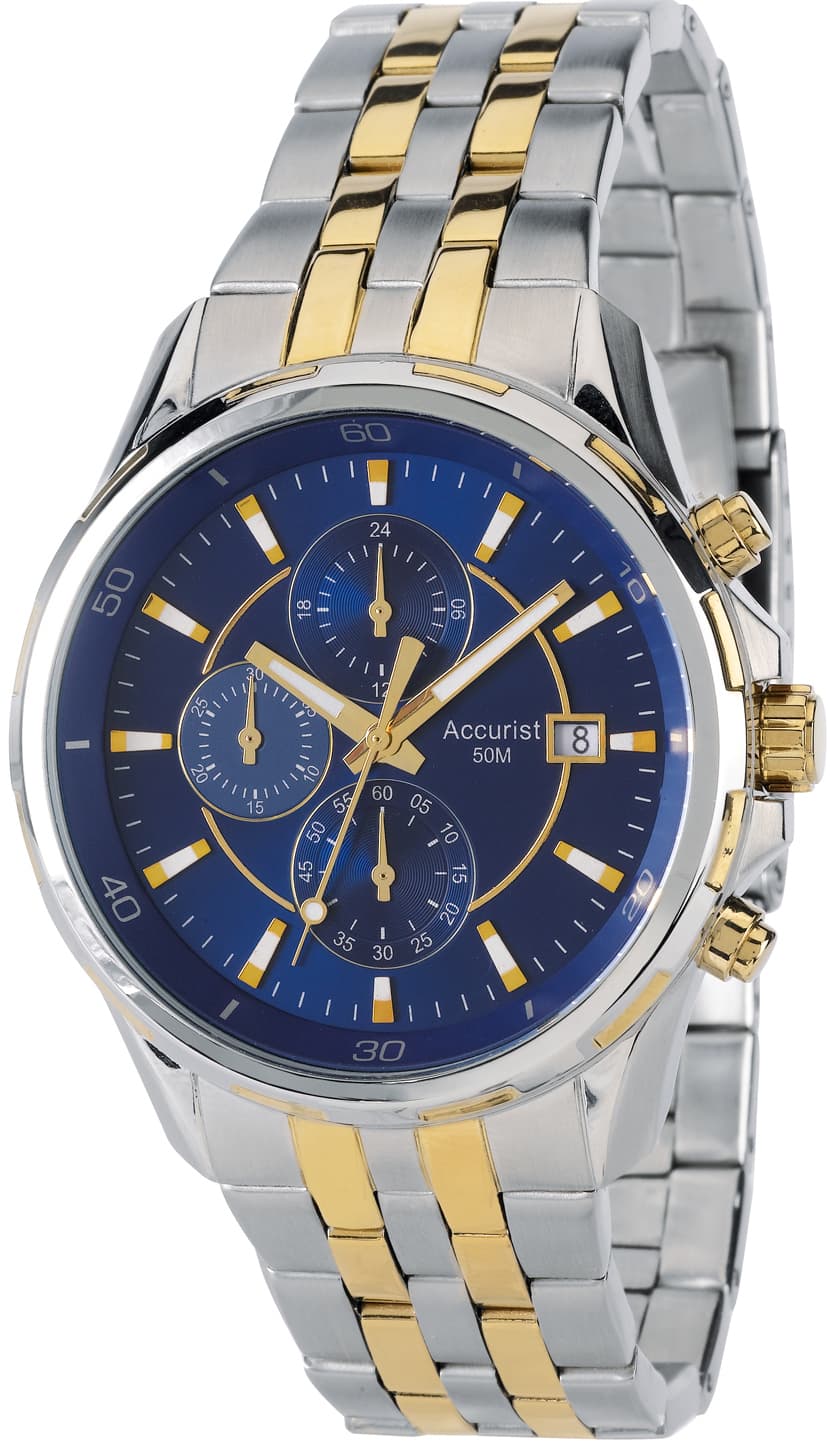 Мъжки аналогов часовник Accurist Chronograph - A-MB934N