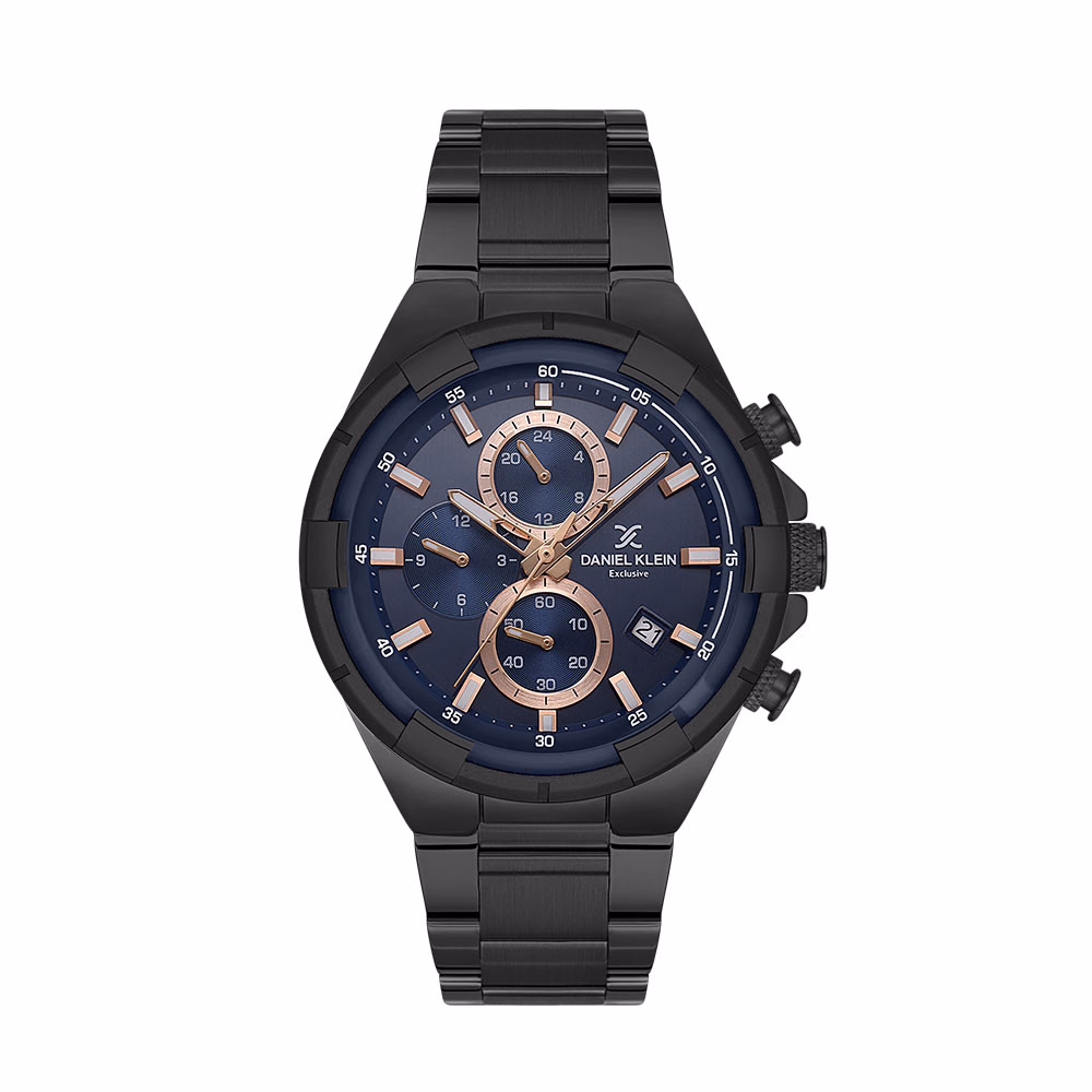Daniel Klein Exclusive - Ceas Barbatesc Quartz Negru DK.1.13804.4
